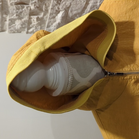 Uge Mustard color hooded zip up jacket - Picture 5 of 11